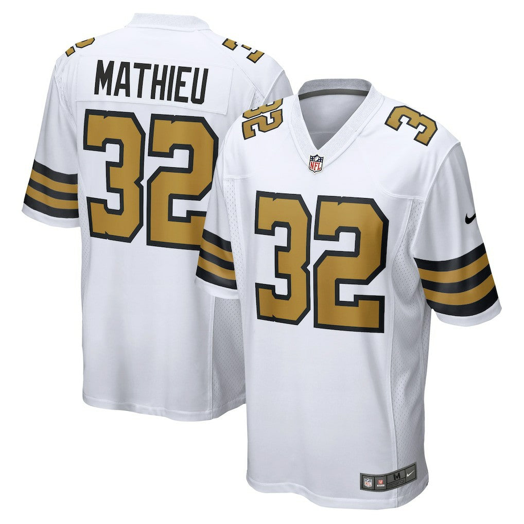 Tyrann Mathieu New Orleans Saints Alternate Game Jersey - White - Nike