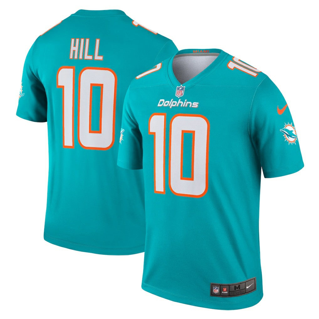 Tyreek Hill Miami Dolphins Legend Player Performance Top - Aqua - Nike