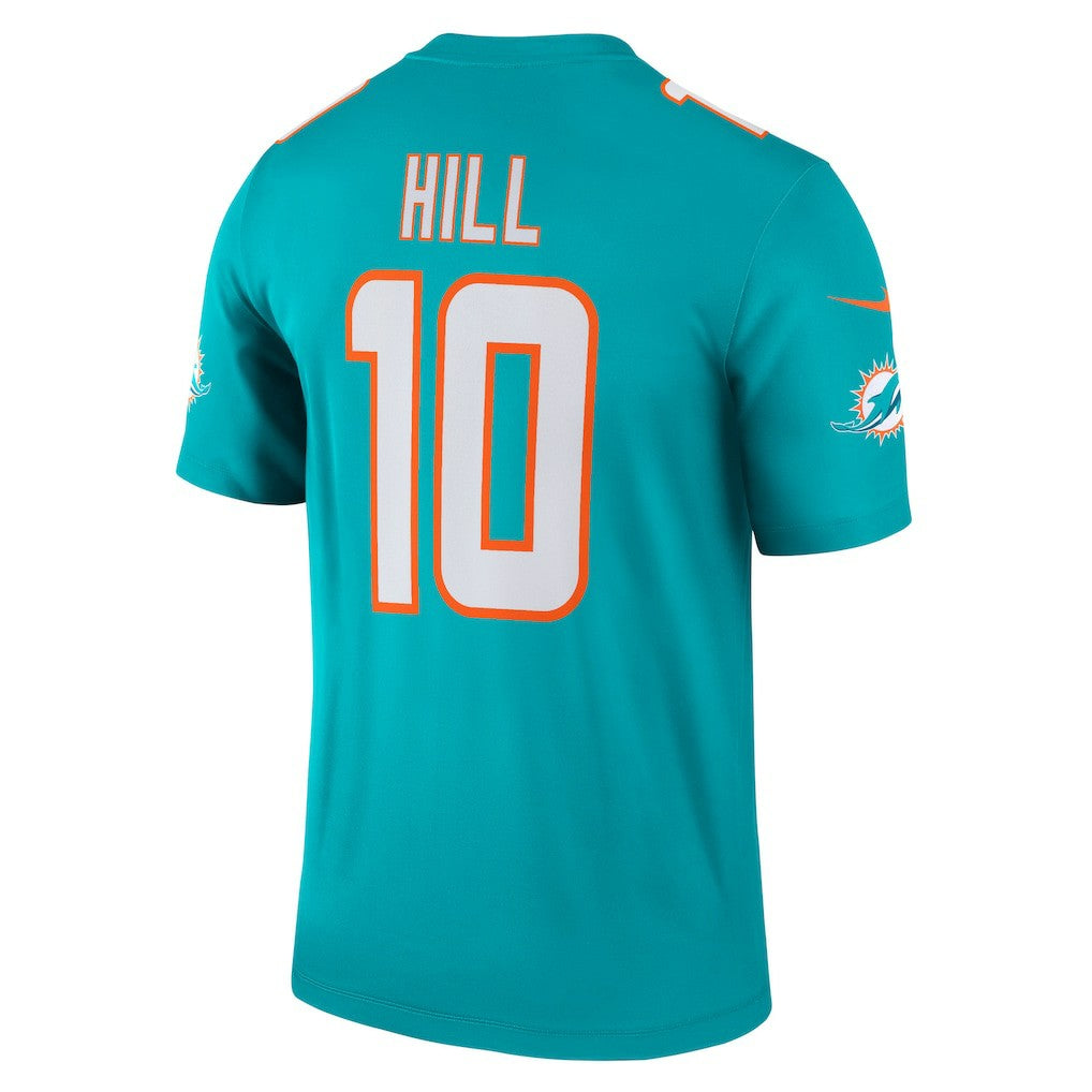 Tyreek Hill Miami Dolphins Legend Player Performance Top - Aqua - Nike