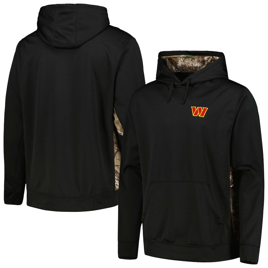 Washington Commanders Dunbrooke Logo Ranger Pullover Hoodie - Black/Realtree Camo - NFL