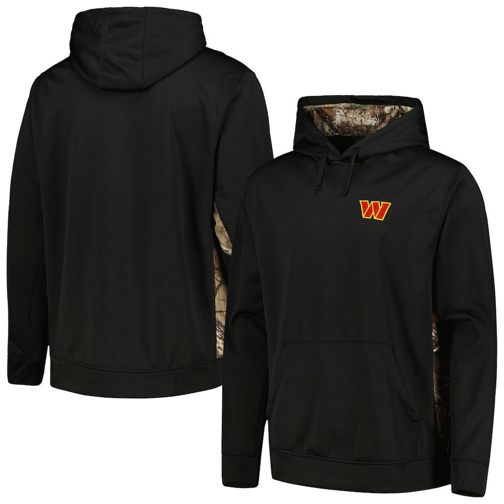 Washington Commanders Dunbrooke Logo Ranger Pullover Hoodie - Black/Realtree Camo - NFL