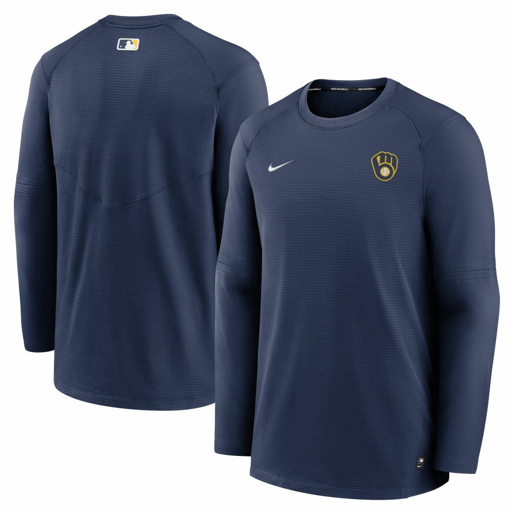 Milwaukee Brewers Nike Authentic Collection Logo Performance Long Sleeve T-Shirt Near Me