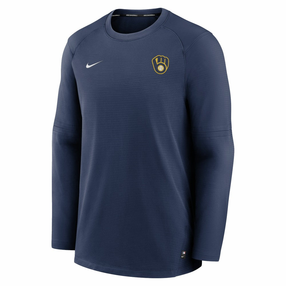 Milwaukee Brewers Nike Authentic Collection Logo Performance Long Sleeve T-Shirt Near Me