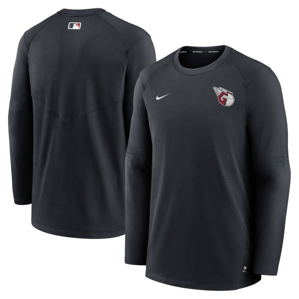 Cleveland Guardians Nike Authentic Collection Logo Performance Long Sleeve T-Shirt for sale