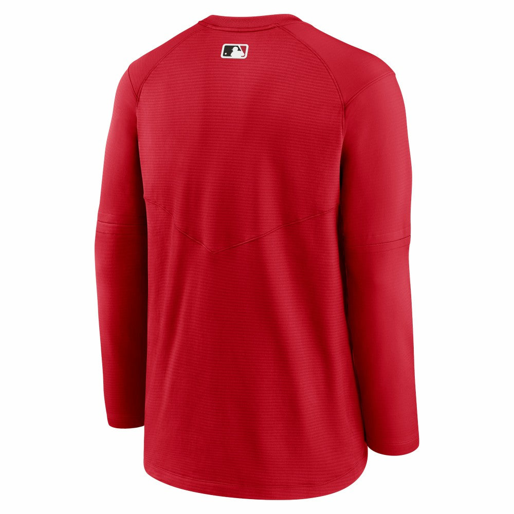Cincinnati Reds Nike Authentic Collection Logo Performance Long Sleeve T-Shirt Online