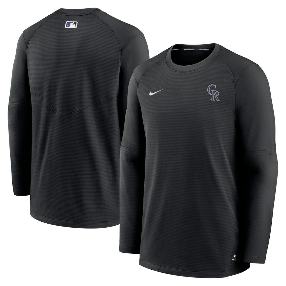 Colorado Rockies Nike Authentic Collection Logo Performance Long Sleeve T-Shirt for sale