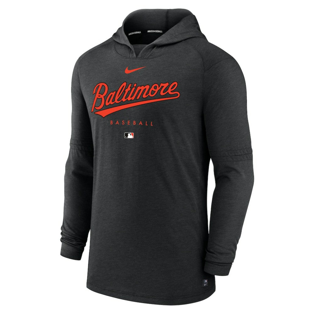 Baltimore Orioles Nike Authentic Collection Lightweight Dri-FIT Hooded Pullover Discount
