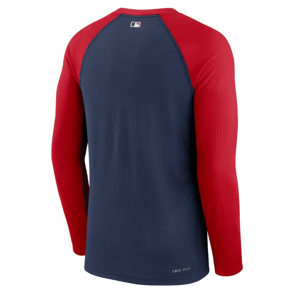 Los Angeles Angels Nike Authentic Collection Game Raglan Performance Long Sleeve T-Shirt Discount