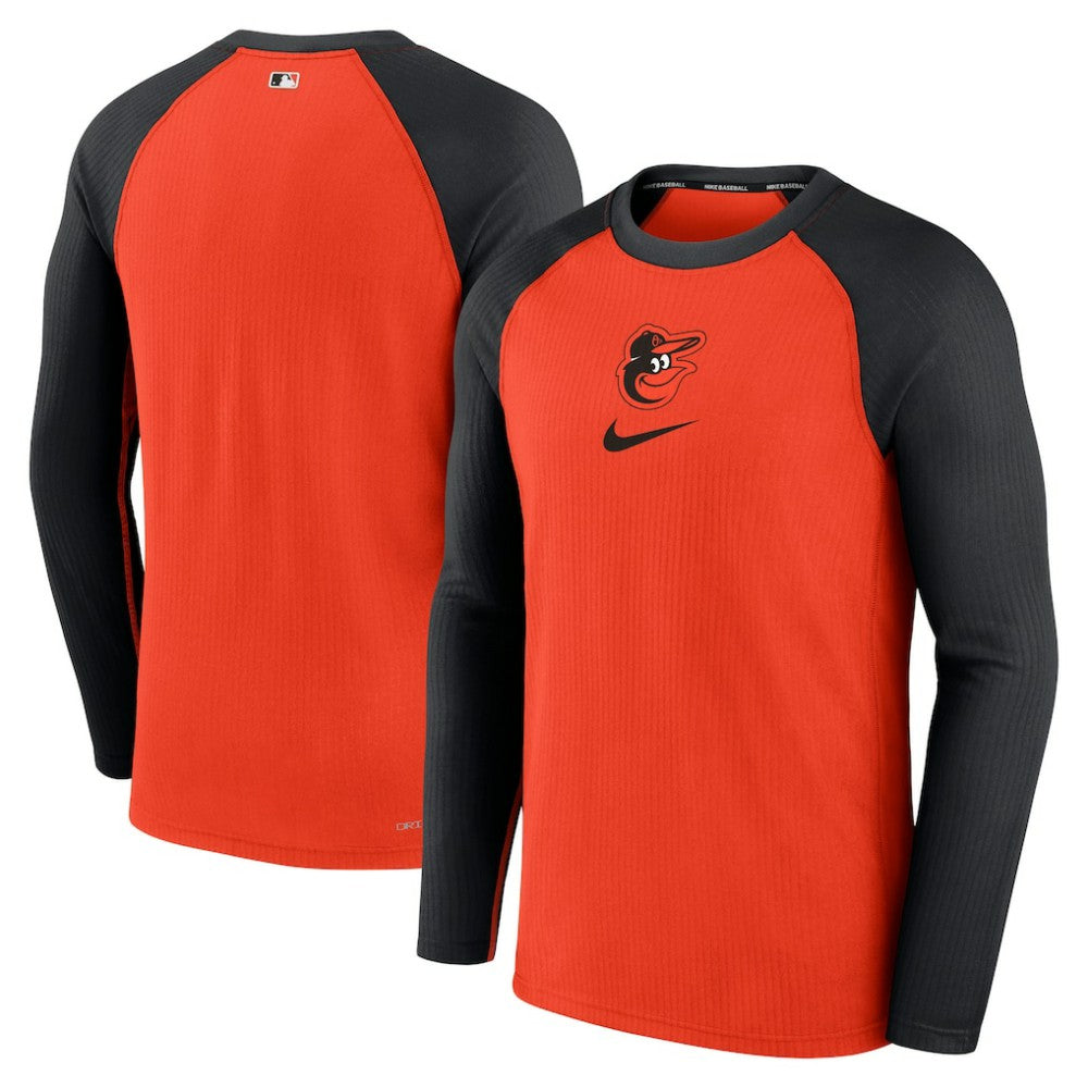 Baltimore Orioles Nike Authentic Collection Game Raglan Performance Long Sleeve T-Shirt Sale