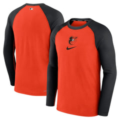 Baltimore Orioles Nike Authentic Collection Game Raglan Performance Long Sleeve T-Shirt Sale