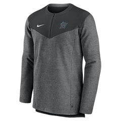 Miami Marlins Nike Authentic Collection Game Time Performance Half-Zip Top Sale