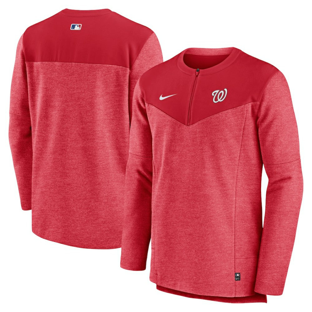 Washington Nationals Nike Authentic Collection Game Time Performance Half-Zip Top Discount