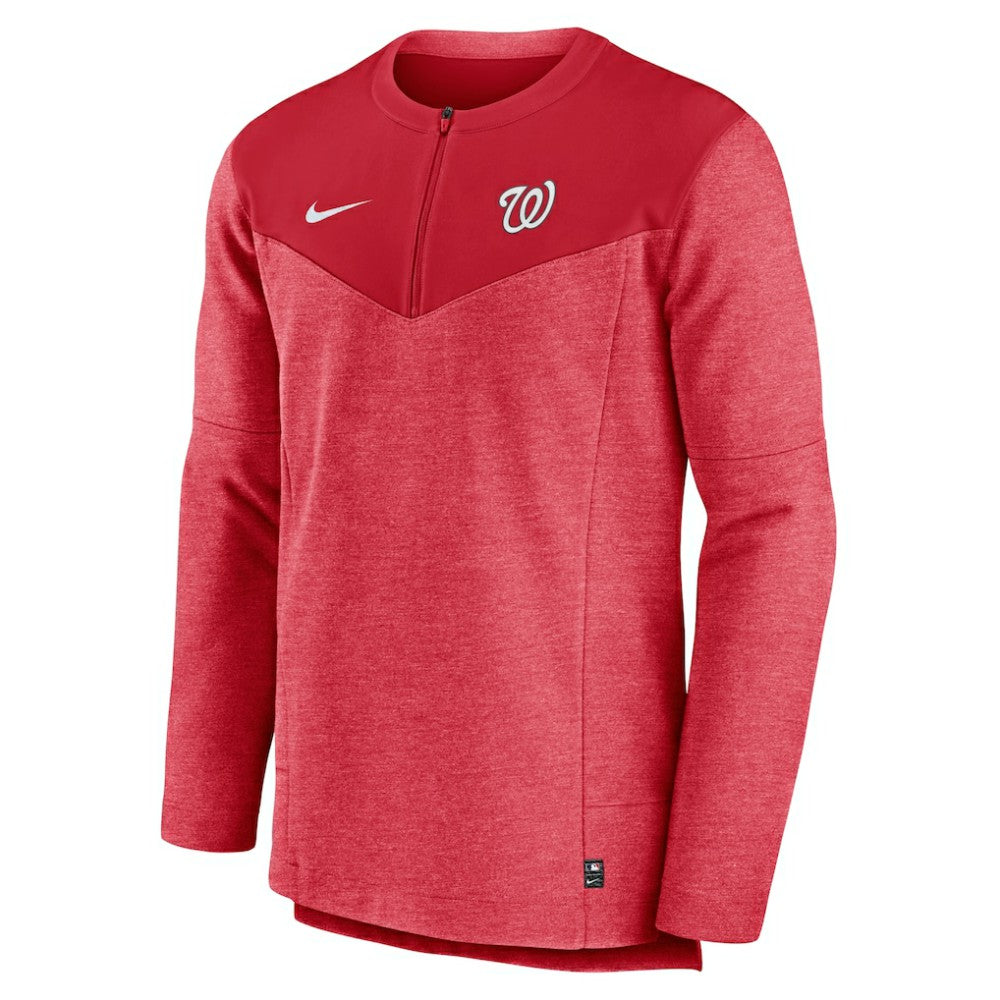 Washington Nationals Nike Authentic Collection Game Time Performance Half-Zip Top Discount