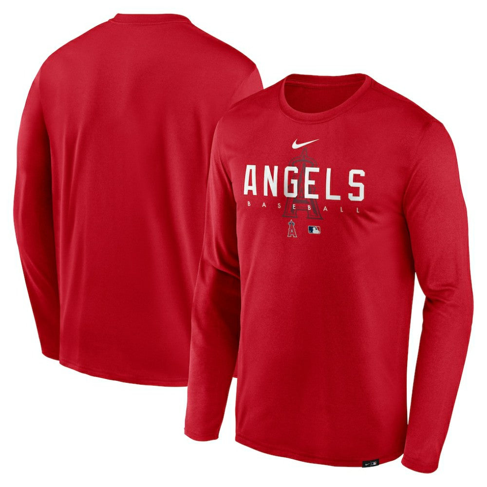 Los Angeles Angels Nike Authentic Collection Team Logo Legend Performance Long Sleeve T-Shirt Online