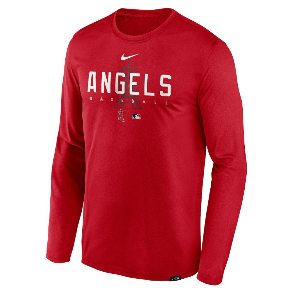 Los Angeles Angels Nike Authentic Collection Team Logo Legend Performance Long Sleeve T-Shirt Online