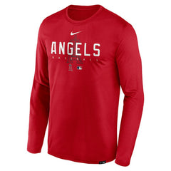 Los Angeles Angels Nike Authentic Collection Team Logo Legend Performance Long Sleeve T-Shirt Online