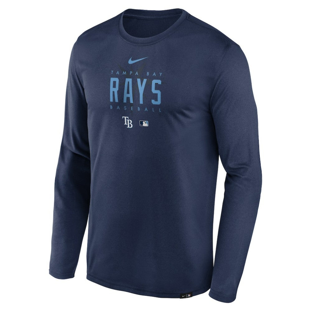 Tampa Bay Rays Nike Authentic Collection Team Logo Legend Performance Long Sleeve T-Shirt Online