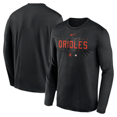 Baltimore Orioles Nike Authentic Collection Team Logo Legend Performance Long Sleeve T-Shirt Near Me