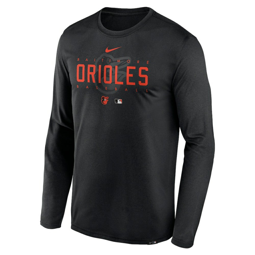 Baltimore Orioles Nike Authentic Collection Team Logo Legend Performance Long Sleeve T-Shirt Near Me