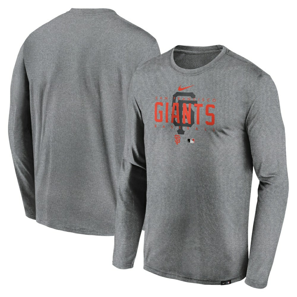 San Francisco Giants Nike Authentic Collection Team Logo Legend Performance Long Sleeve T-Shirt Online