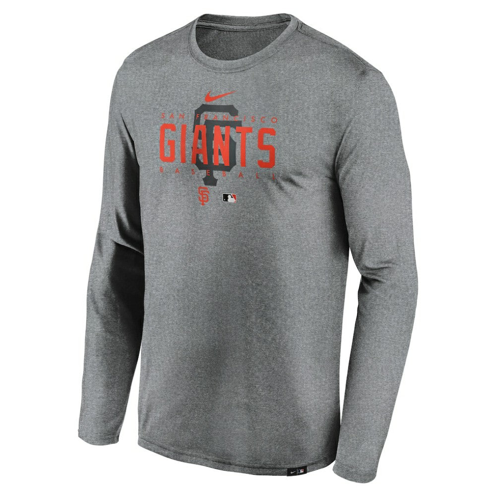 San Francisco Giants Nike Authentic Collection Team Logo Legend Performance Long Sleeve T-Shirt Online