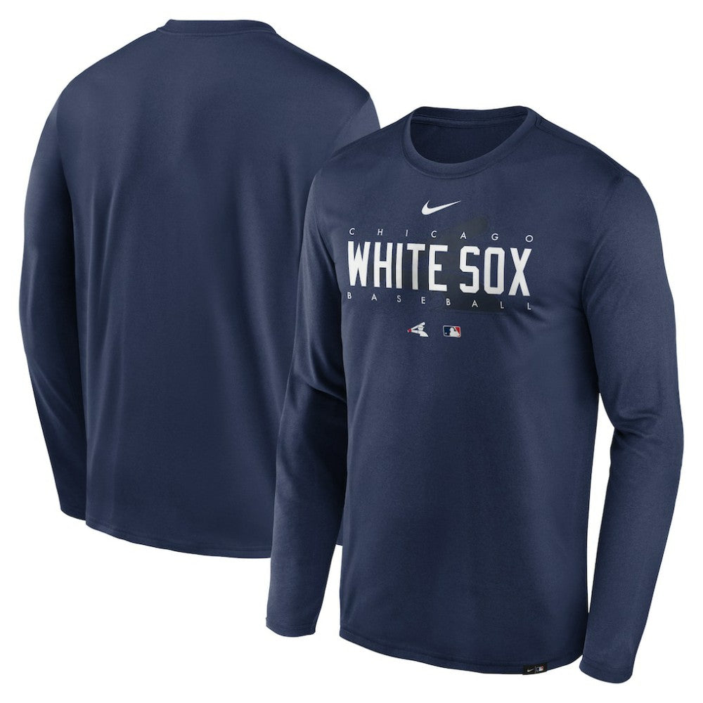 Chicago White Sox Nike Authentic Collection Team Logo Legend Performance Long Sleeve T-Shirt Sale