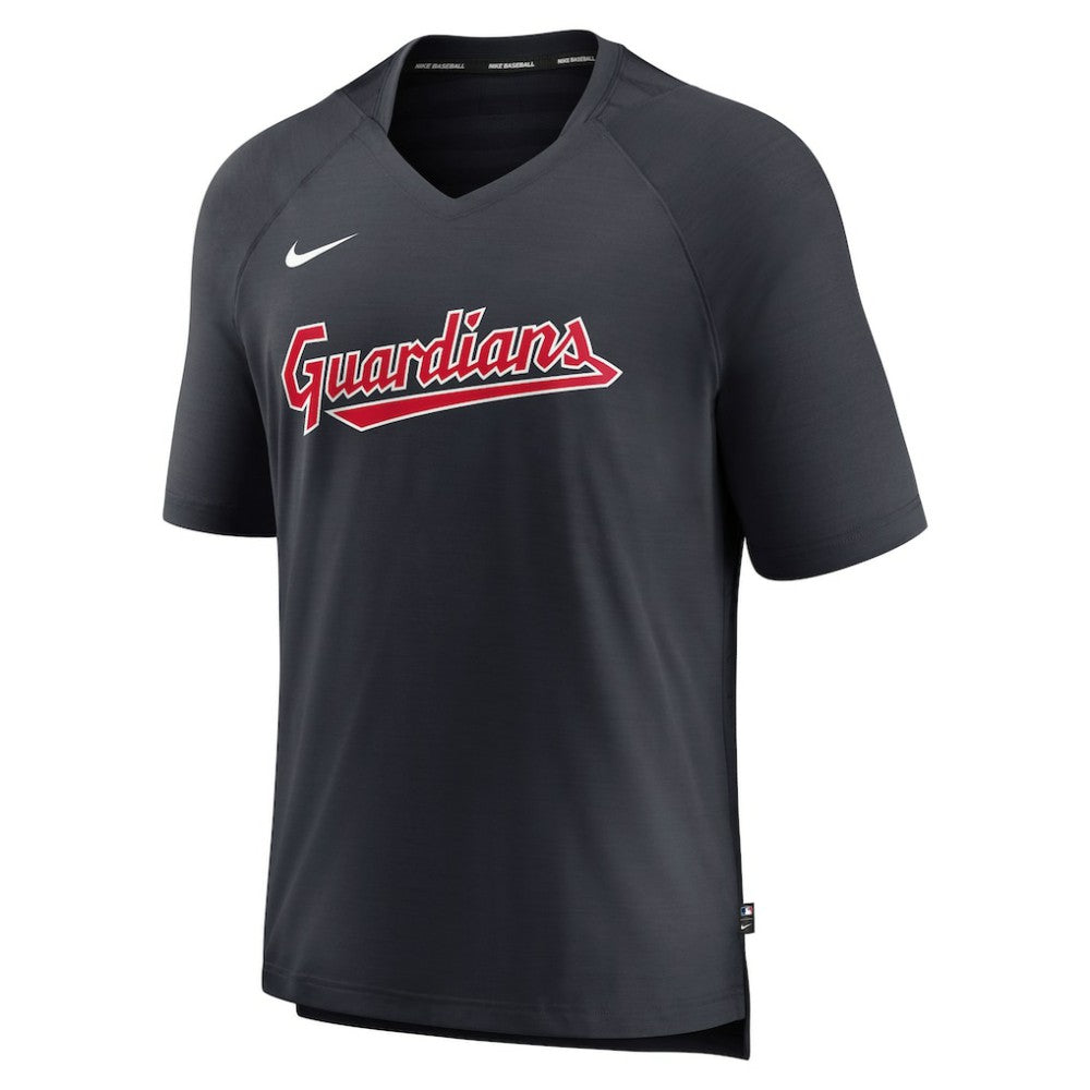 Cleveland Guardians Nike Authentic Collection Pregame Raglan Performance V-Neck T-Shirt Sale