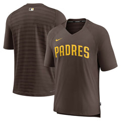 San Diego Padres Nike Authentic Collection Pregame Raglan Performance V-Neck T-Shirt Sale