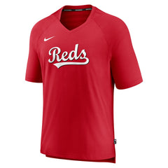Cincinnati Reds Nike Authentic Collection Pregame Raglan Performance V-Neck T-Shirt Near Me