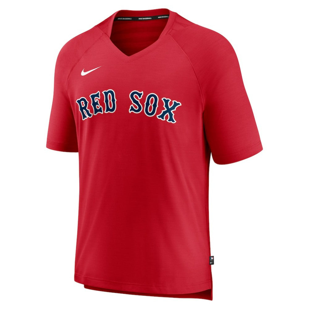 Boston Red Sox Nike Authentic Collection Pregame Raglan Performance V-Neck T-Shirt for sale