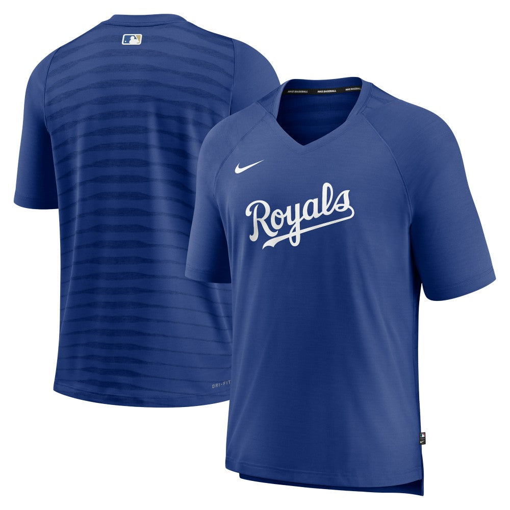 Kansas City Royals Nike Authentic Collection Pregame Raglan Performance V-Neck T-Shirt Near Me