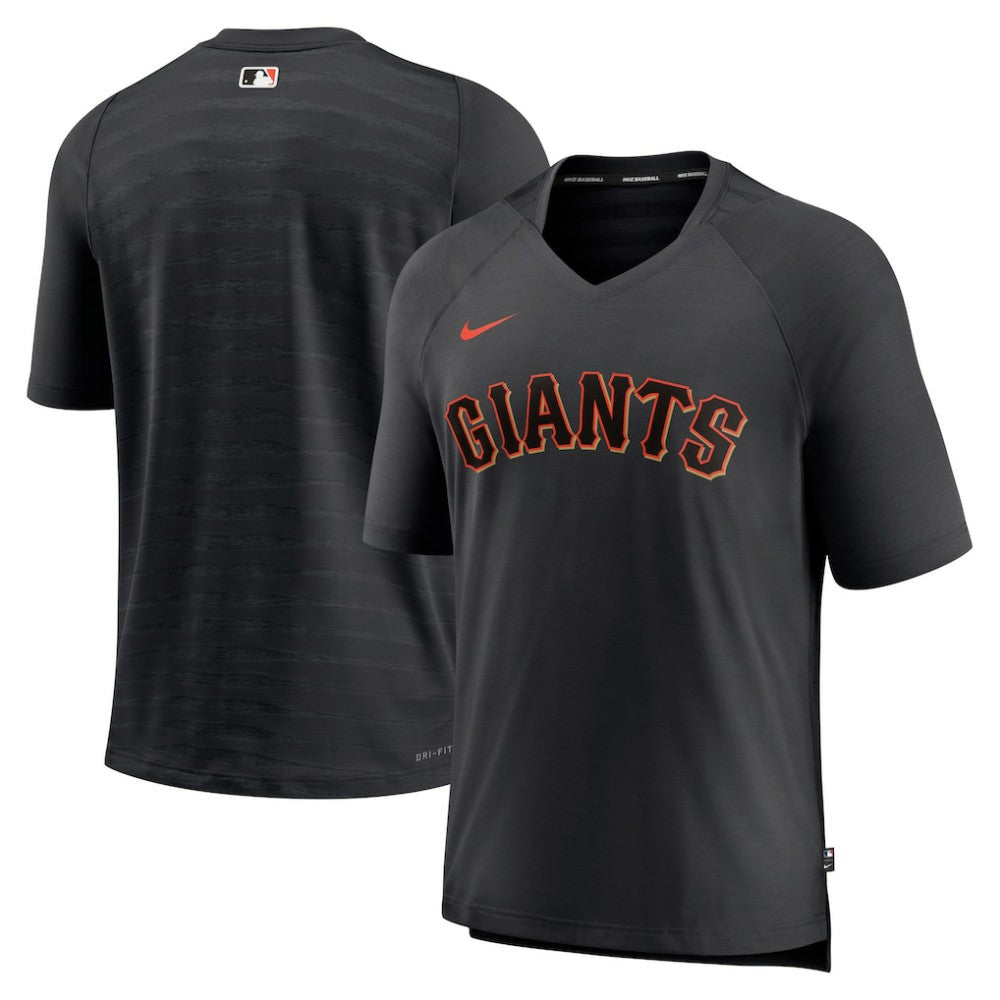 San Francisco Giants Nike Authentic Collection Pregame Raglan Performance V-Neck T-Shirt for sale