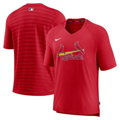 St. Louis Cardinals Nike Authentic Collection Pregame Raglan Performance V-Neck T-Shirt for sale