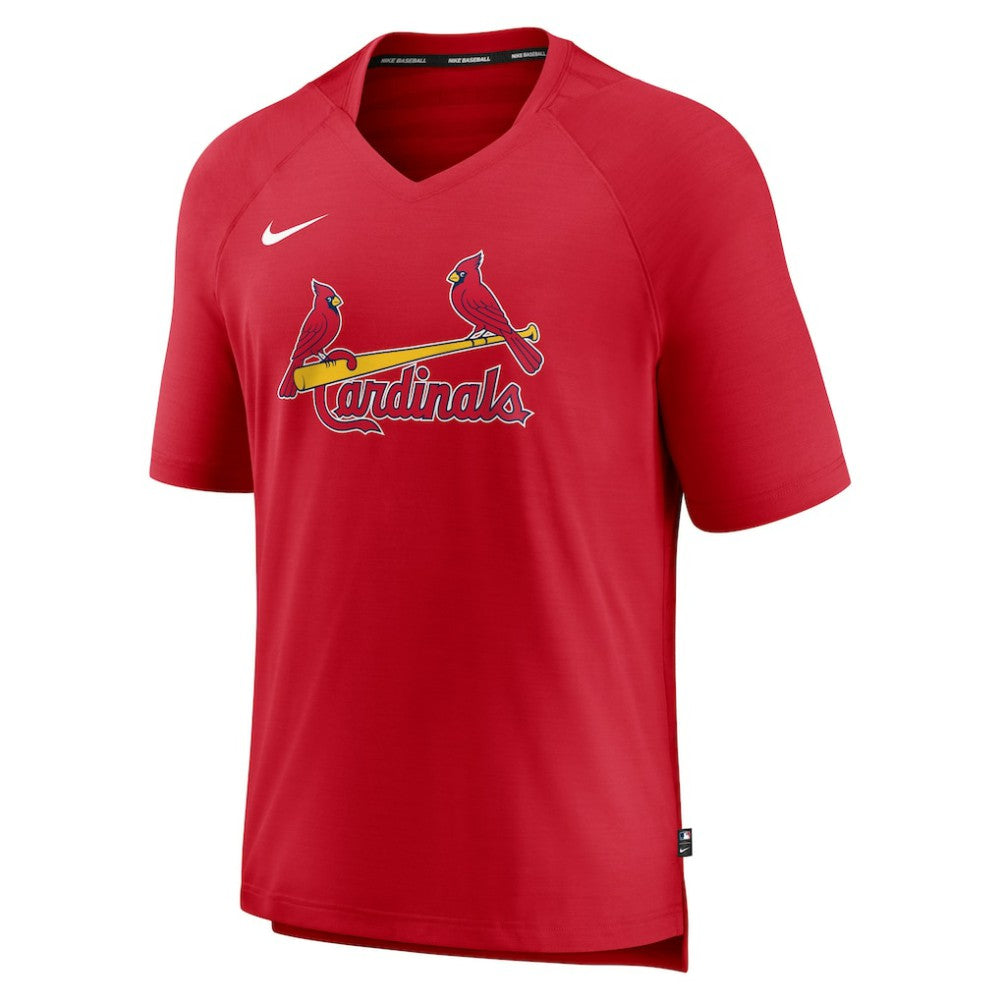 St. Louis Cardinals Nike Authentic Collection Pregame Raglan Performance V-Neck T-Shirt for sale