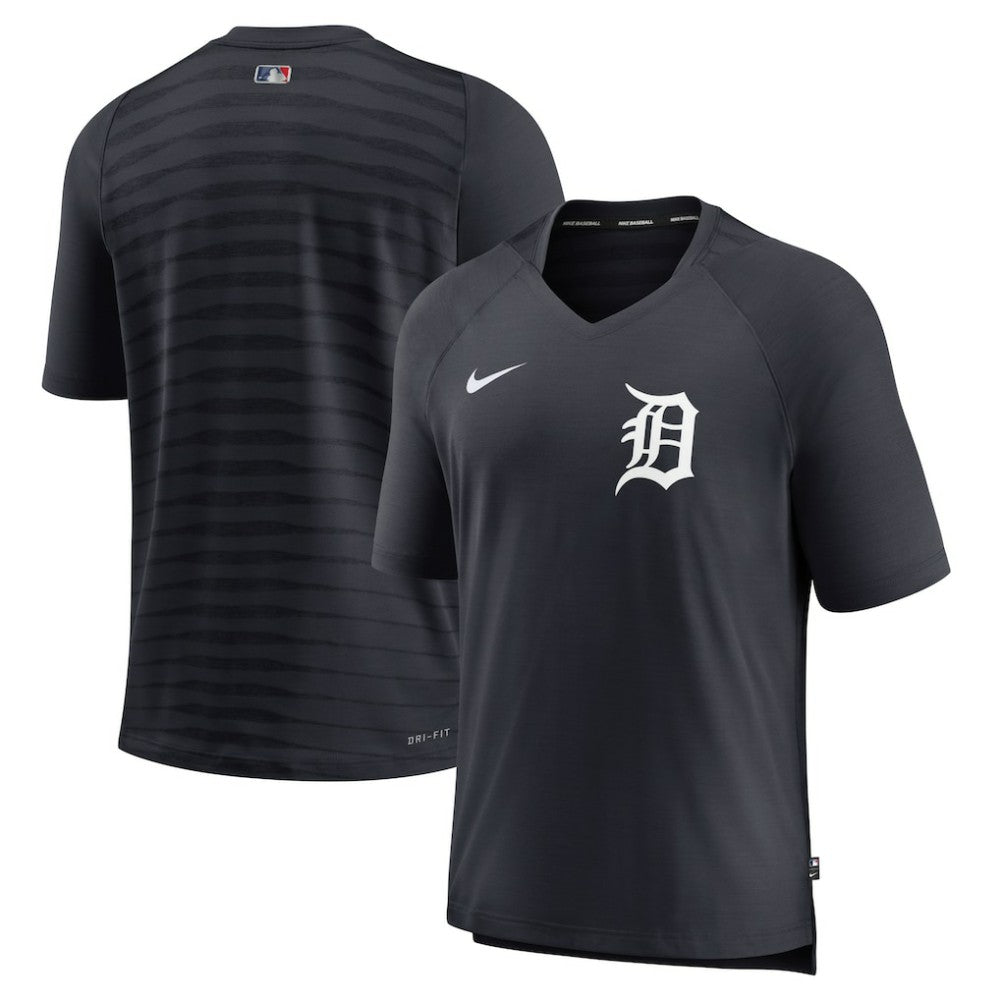 Detroit Tigers Nike Authentic Collection Pregame Raglan Performance V-Neck T-Shirt Discount