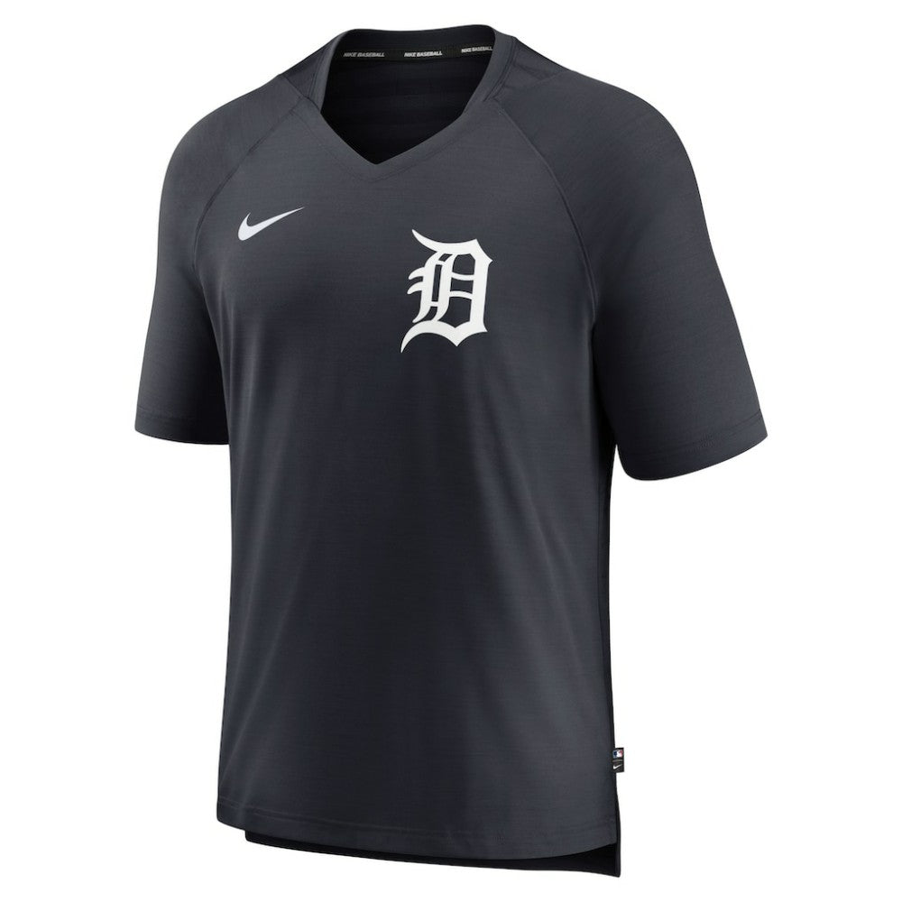 Detroit Tigers Nike Authentic Collection Pregame Raglan Performance V-Neck T-Shirt Discount