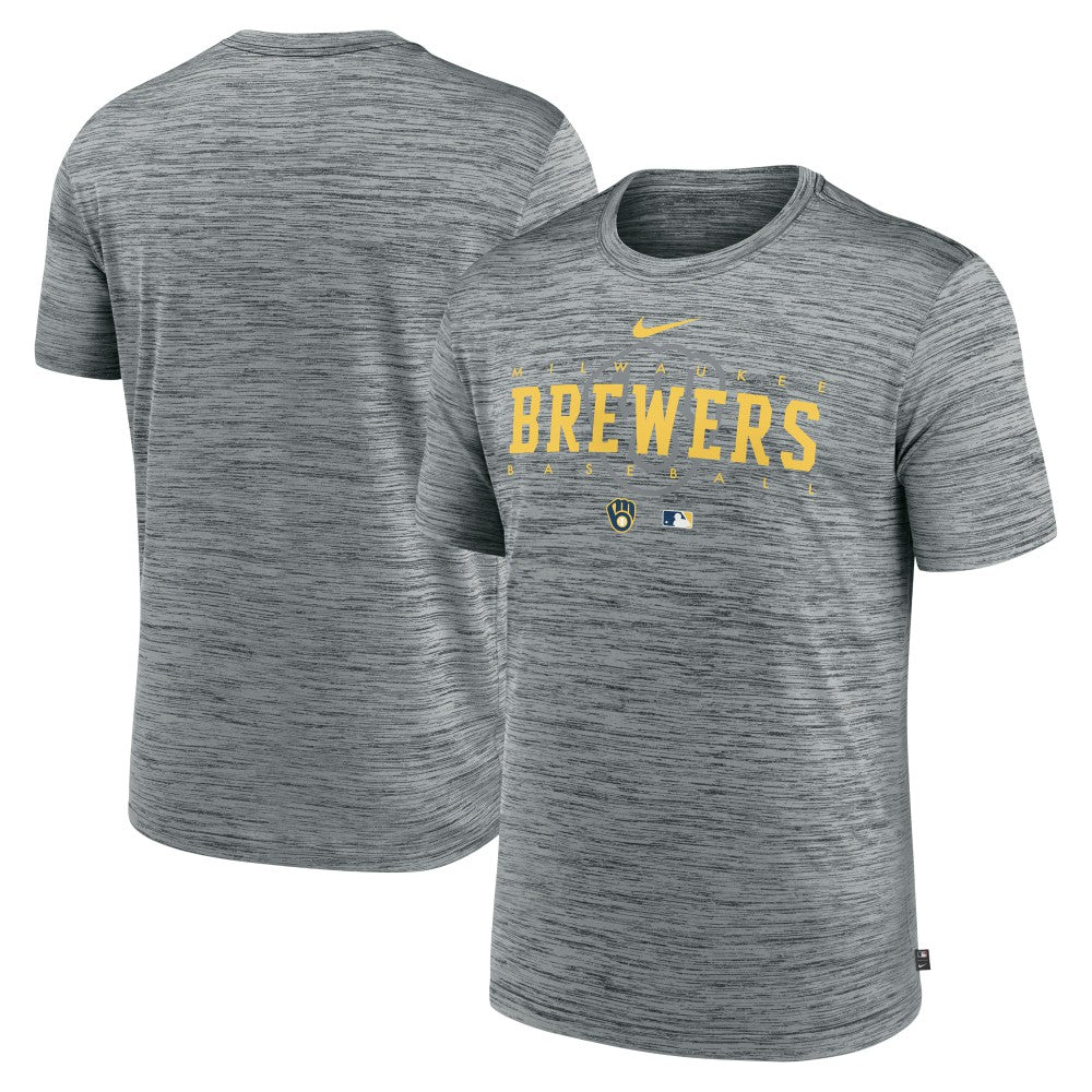Milwaukee Brewers Nike Authentic Collection Velocity Performance Practice T-Shirt Near Me