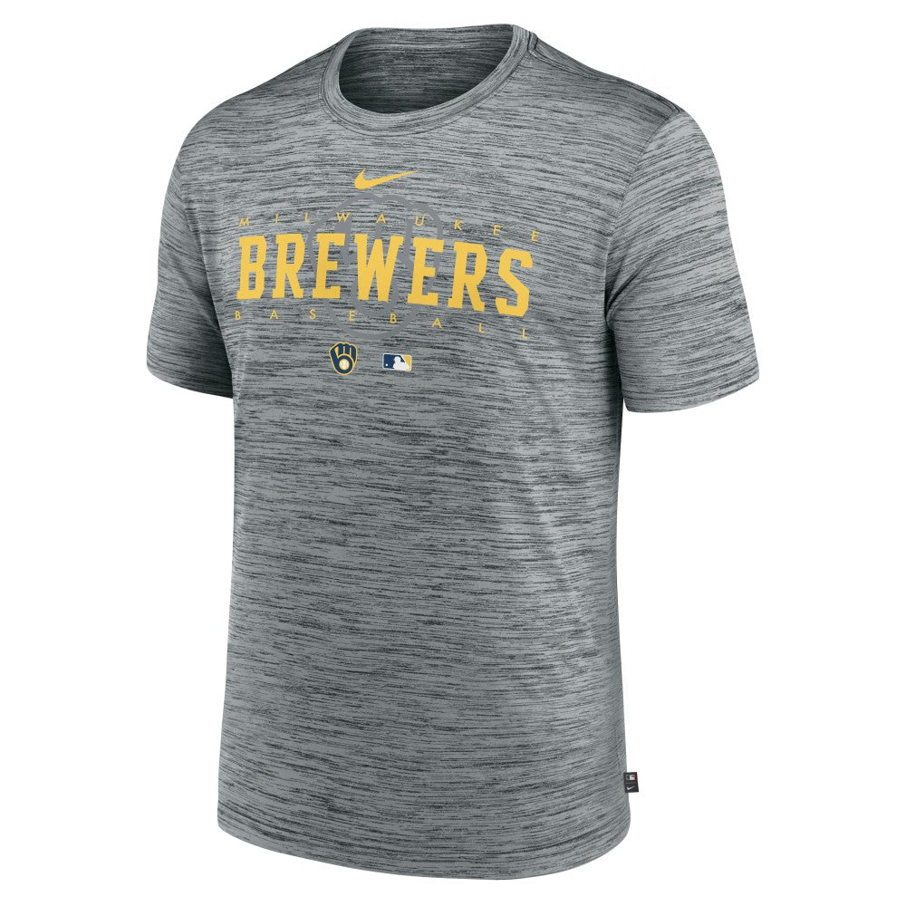 Milwaukee Brewers Nike Authentic Collection Velocity Performance Practice T-Shirt Near Me