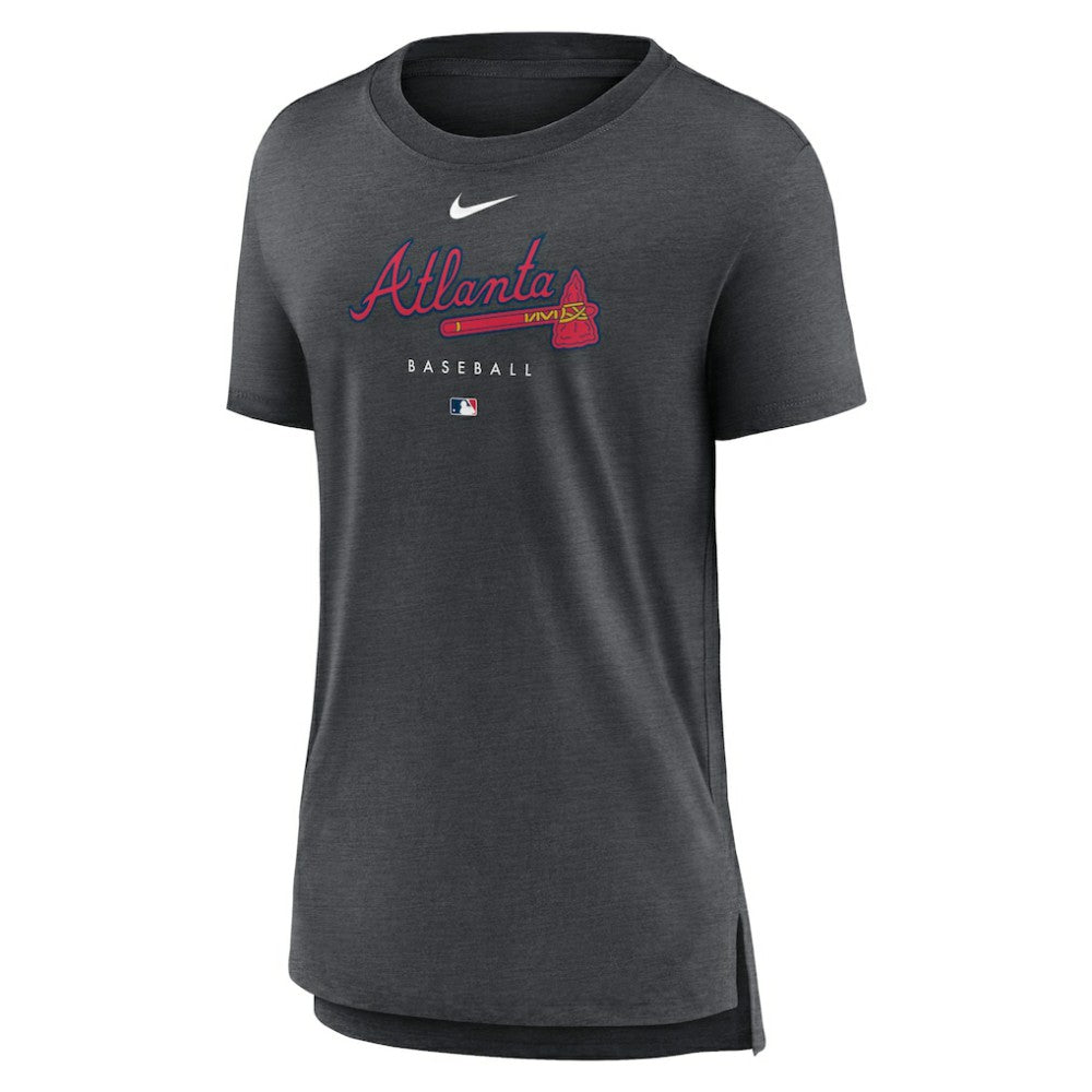 Atlanta Braves Nike Women's Authentic Collection Early Work Tri-Blend T-Shirt Online