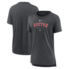 Boston Red Sox Nike Women's Authentic Collection Early Work Tri-Blend T-Shirt Near Me