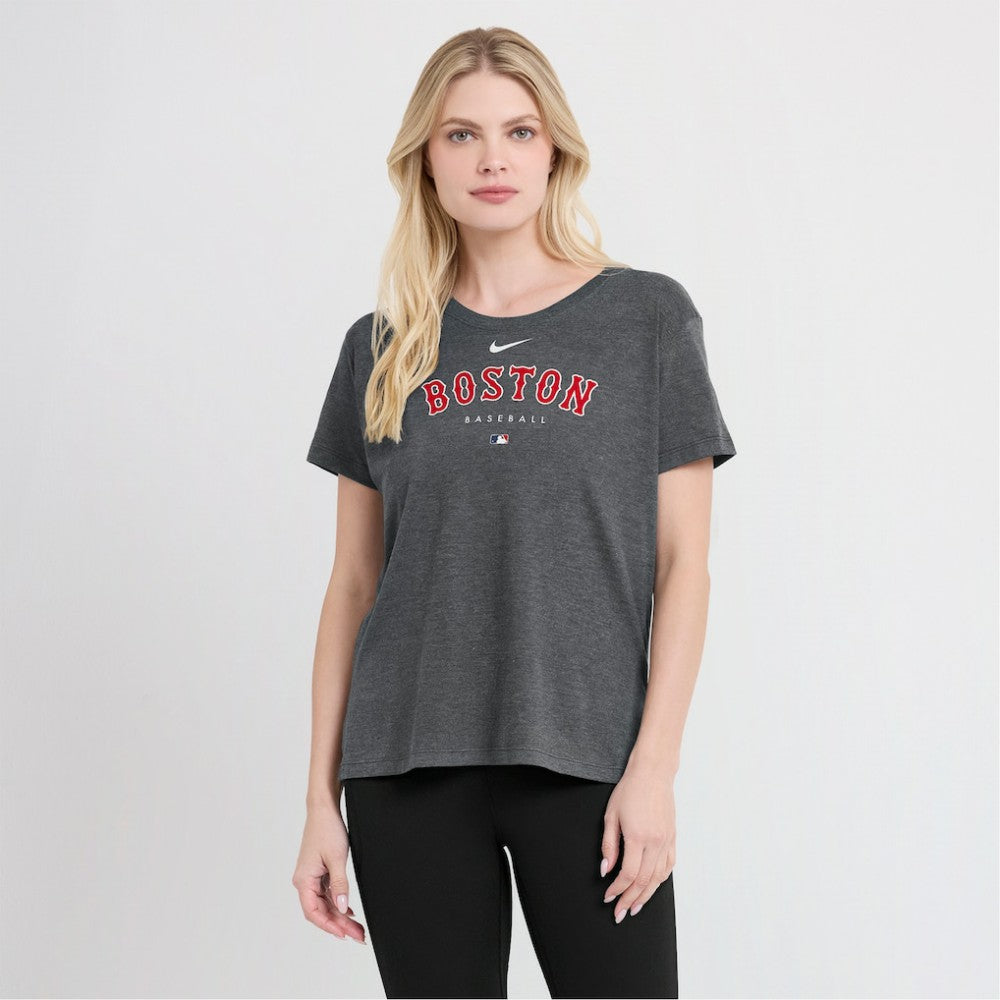 Boston Red Sox Nike Women's Authentic Collection Early Work Tri-Blend T-Shirt Near Me