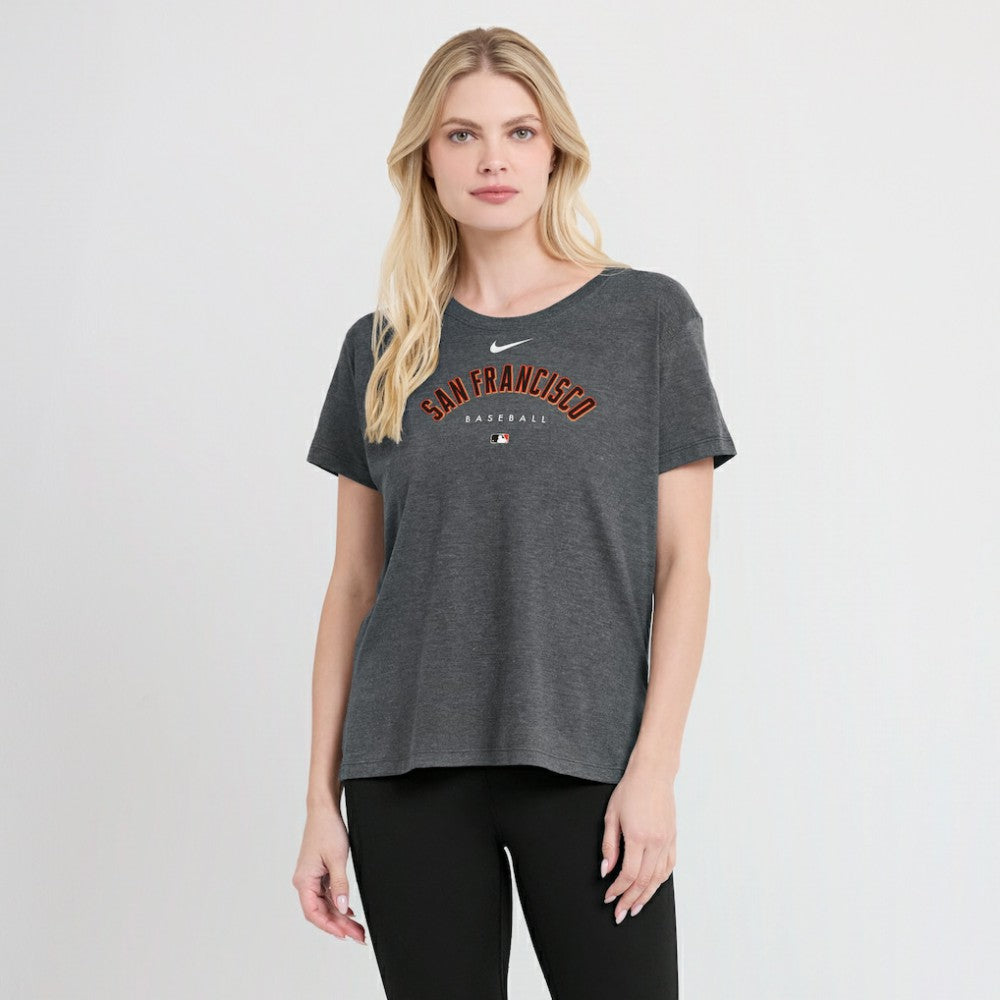 San Francisco Giants Nike Women's Authentic Collection Early Work Tri-Blend T-Shirt Near Me