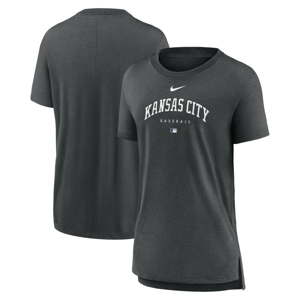 Kansas City Royals Nike Women's Authentic Collection Early Work Tri-Blend T-Shirt Discount