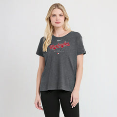 Washington Nationals Nike Women's Authentic Collection Early Work Tri-Blend T-Shirt Discount