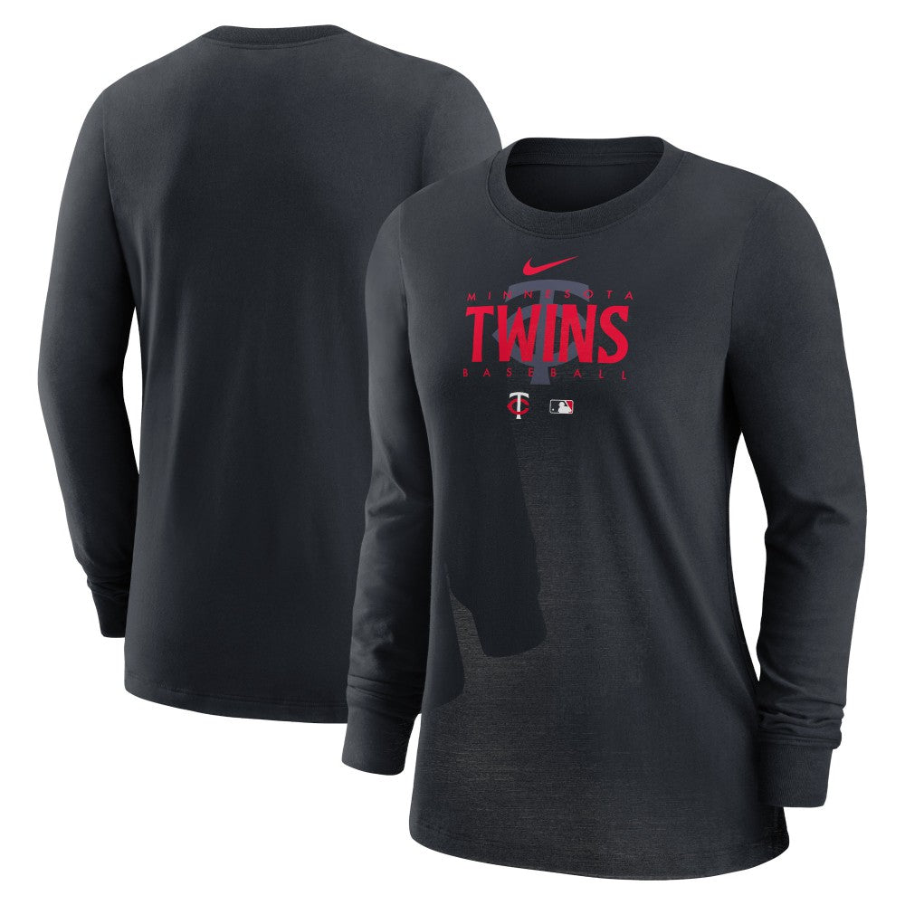 Minnesota Twins Nike Women's Authentic Collection Legend Performance Long Sleeve T-Shirt - Outlet