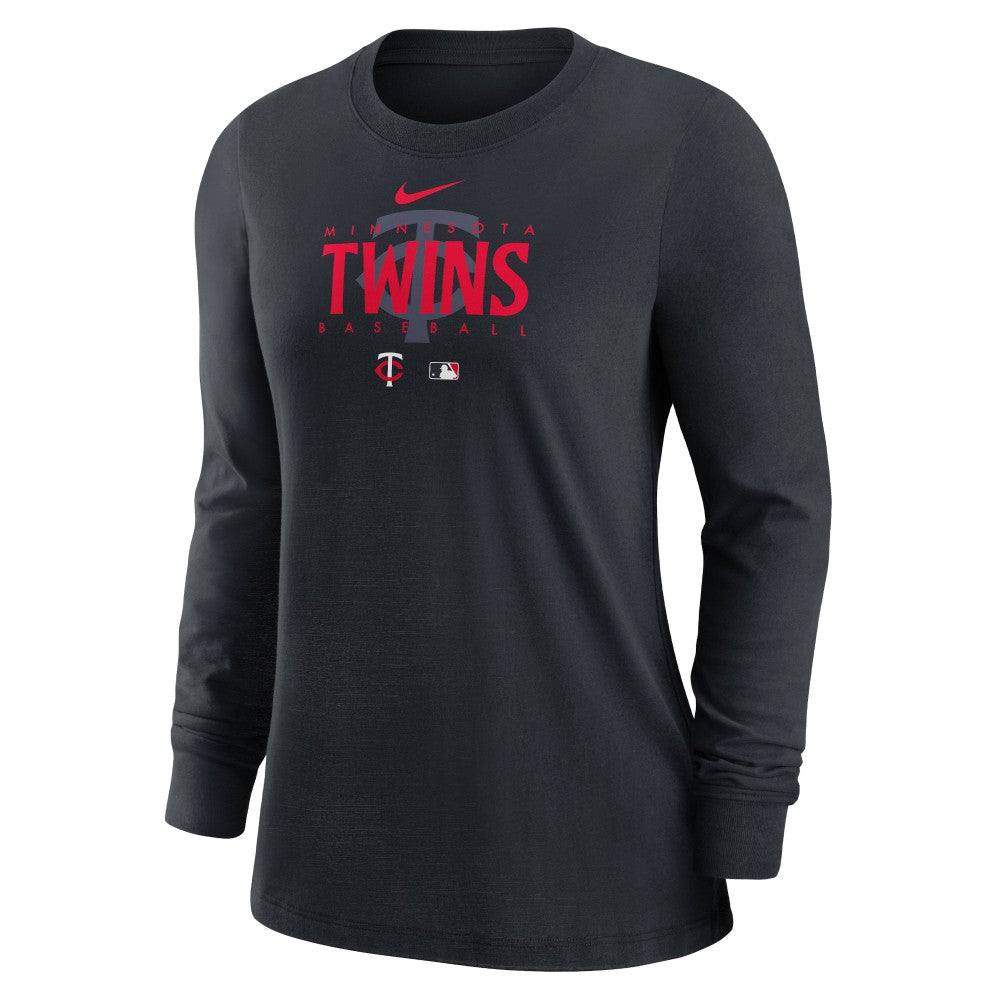 Minnesota Twins Nike Women's Authentic Collection Legend Performance Long Sleeve T-Shirt - Outlet