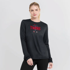 Minnesota Twins Nike Women's Authentic Collection Legend Performance Long Sleeve T-Shirt - Outlet