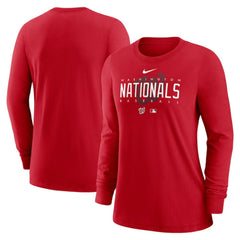 Washington Nationals Nike Women's Authentic Collection Legend Performance Long Sleeve T-Shirt Online