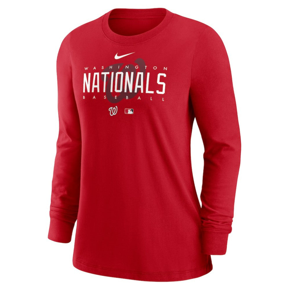 Washington Nationals Nike Women's Authentic Collection Legend Performance Long Sleeve T-Shirt Online