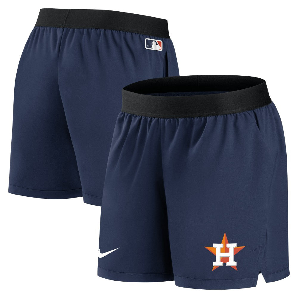 Houston Astros Nike Women's Authentic Collection Team Performance Shorts Discount